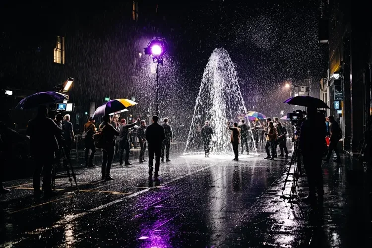 银色回声雨夜戏拍摄：一场戏拍了 17 个雨夜 - 51视频网站